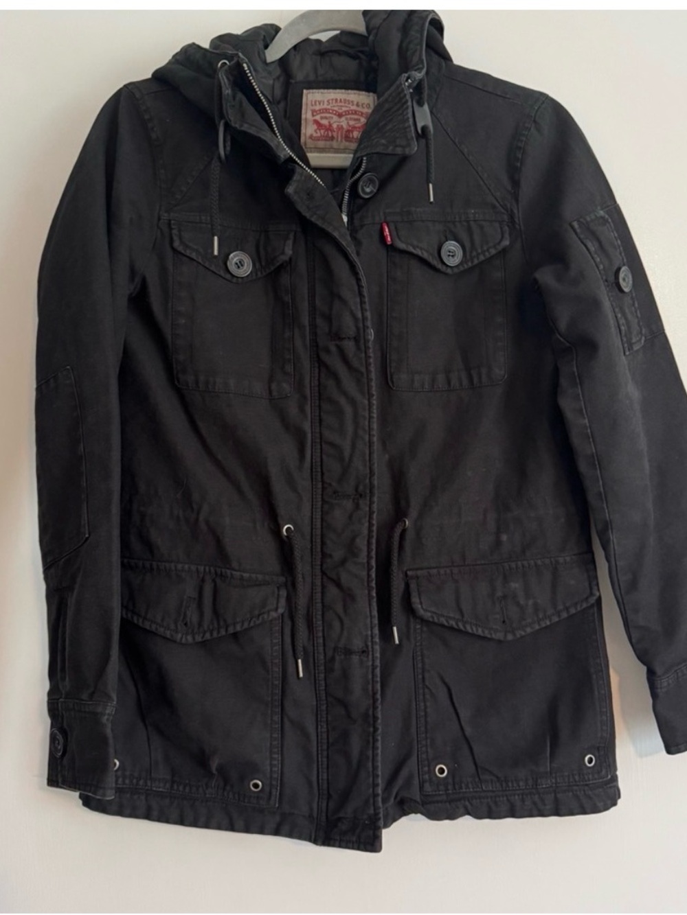 Levi's Black Denim Utility Jacket